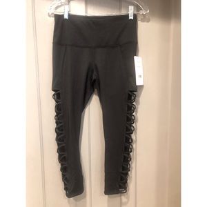 NWT!! Yogalicious Lattice/Cutout Leggings